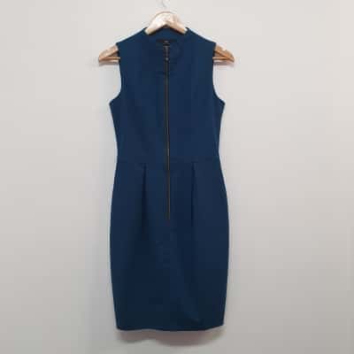 Cue Women's Size 8 Blue Sleeveless Dress - New With Tags