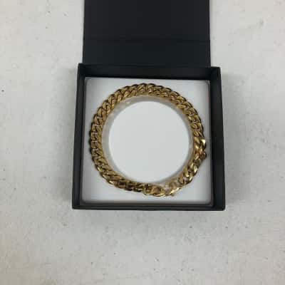 Blaze Mens Gold Coloured Chain Stainless Steel Bracelet 