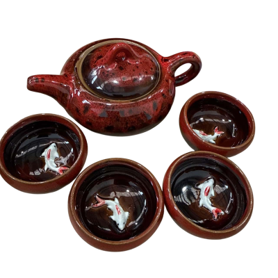 Glazed Ceramic Gift Tea Set