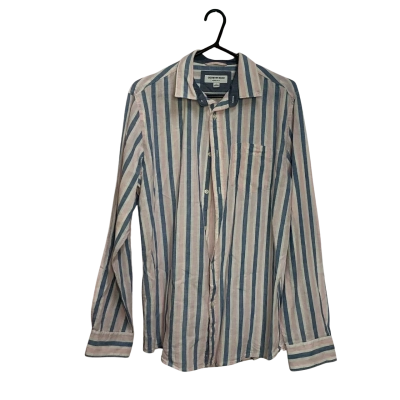 Country Road Mens  Size L Long Sleeve Shirt Blue / Pink  / Striped / White 