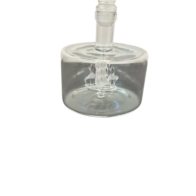 Handcrafted Clear Glass Devanter