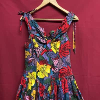  Womens Jan Chadwick vintage Multicoloured Dress