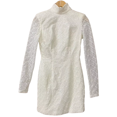 Misha Collection Womens Size 6 White Lace Dress 