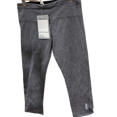 Lorna Jane Womens  Size S Black  / Grey / Striped 