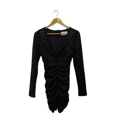 The Wolf Gang Womens  Size 6 Cocktail Dress Black  