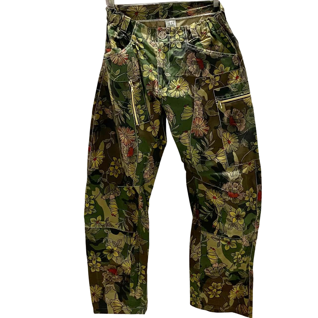 Blackish Green 2pcs Color Block Pullover Loose Pant Set main image 0
