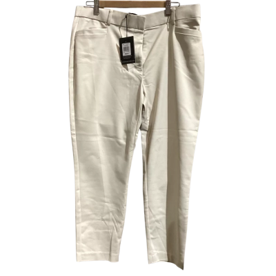Basque Womens  Size 14 Slim Fit Pants Beige 