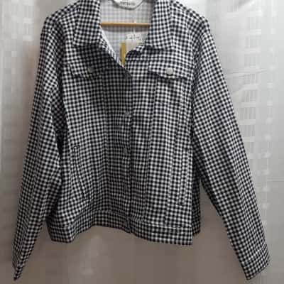 Womens virtuelle Gingham Jacket 