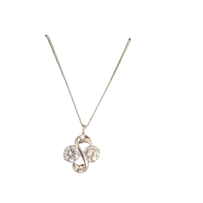 AGALIA Womens Necklace Silver Look  