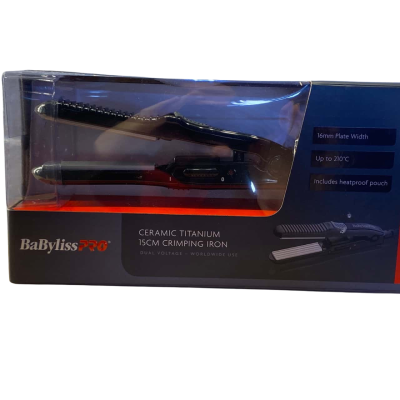 BaByliss Pro Ceramic Titanium 15cm Crimping Iron