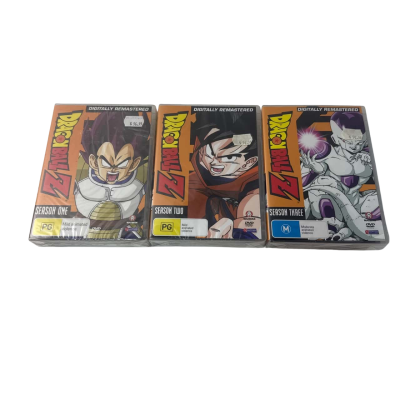 Brand new sealed Dragonball Z seasons 1-3 