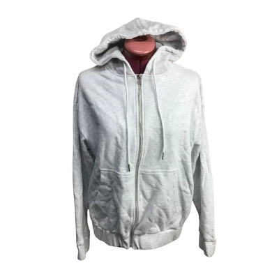 Dazie Womens  Size 8 Light Grey Oversized Cotton Hoodie 
