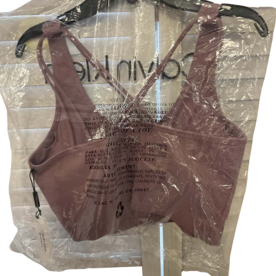 Calvin Klein Womens  Size M T-Shirt Pink  crop top 