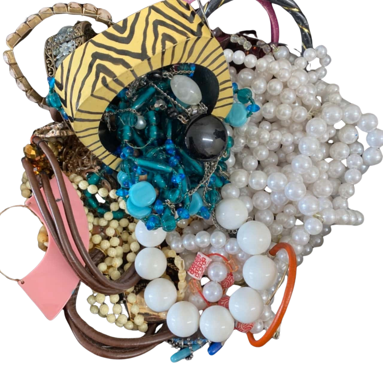 1kg Bag Of Assorted Used & Broken Jewellery