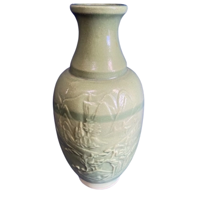 Glaze Green Vase