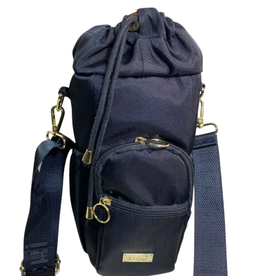 Sachi Crossbody Insulated Bottle Bag Black