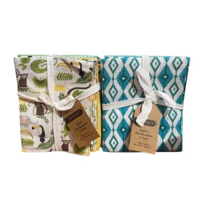 Fabric fat quarters . X 2 packs 