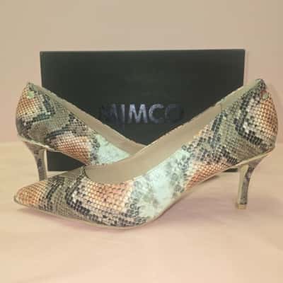 Mimco Womens  Size 41 Heels Animal print 