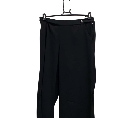 Katies Womens  Size 12 Wide Leg Pants Black  
