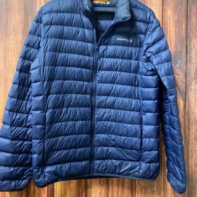  Cederburg Size M Puffer Jacket Navy Blue 