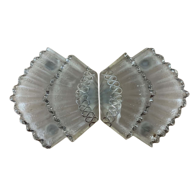  Vintage Glass Belt Buckle Clasp