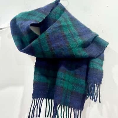 The Scotch House Tartan 100% Pure New Wool Lambswool Tassel Scarf 