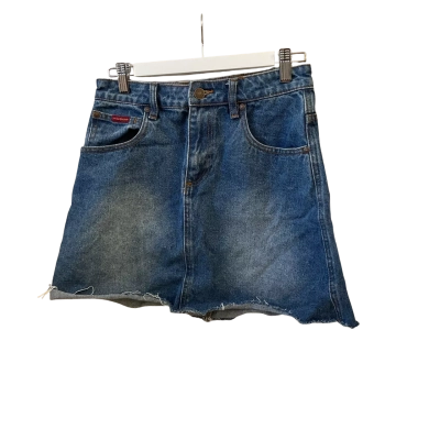 Ringer Western  Womens  Size 10 Denim Skirt Blue 
