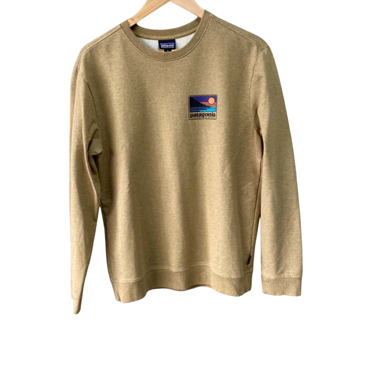 Patagonia Mens Size S Crew Neck Brown (s)