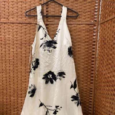 Calvin Klein Modern Floral Slip Dress Size 40 - Brand New RRP $389