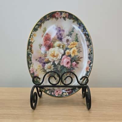 Lena Lius Floral Cameo Plate