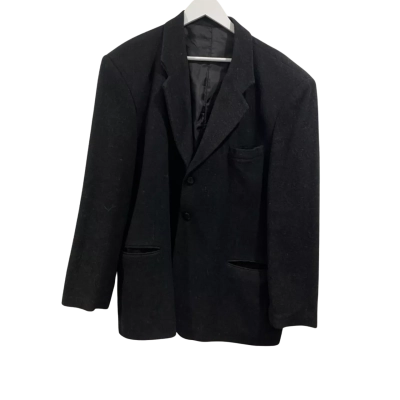 Moda Mens  Size 112 Suit Jacket Black  