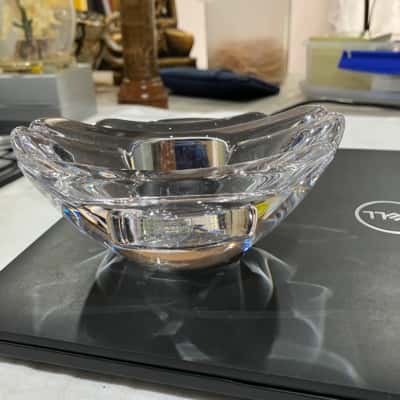 Orrefors Sweden 4 Candel Holders 