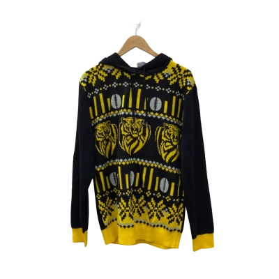 AFL Mens  Size L Hooded Jumper Richmond Tigers