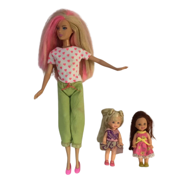Barbie Doll and Kelly Dolls as pictured