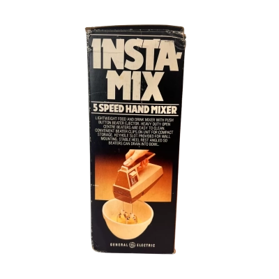 Vintage General Electric GE Insta-Mix MP11 5 Speed Hand Mixer Boxed