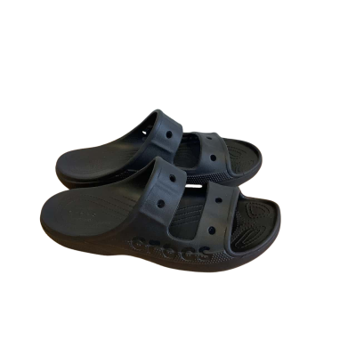 Crocs Unisex USA Size M10 /W 12  Baya Sandal Black  