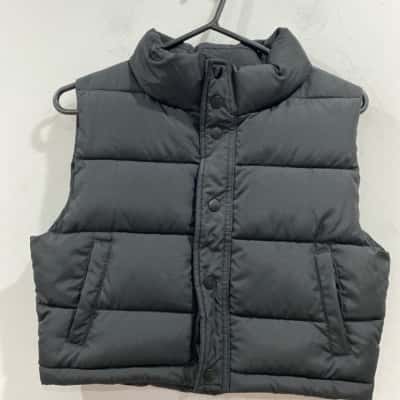  Womens LSKD  Size S Cropped Puffer Jacket Black  