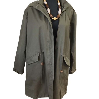 Womens ‘Won Hundred’ Size 36 Bomber Jacket Khaki 