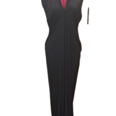 Pretty Little Thing plus Womens  Size 28 Halter Neck Dress Black  