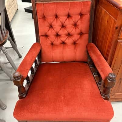 Vintage Upholstered Chair 