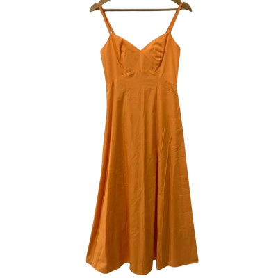 Kookai Womens  Size 36 Maxi Dress Orange 