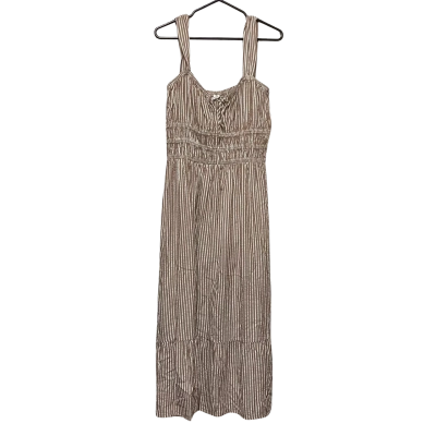 Cotton On Womens  Size L Maxi Dress Brown / White 