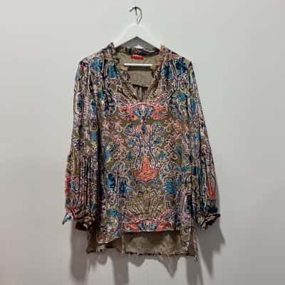 RUBY YAYA Womens Shirt Size L Pattern 