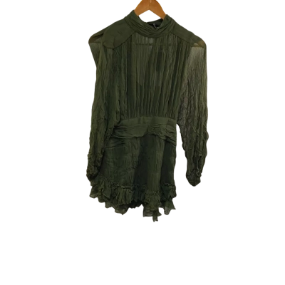 BNWT Shona Joy Womens  Size 8 Mini Dress Olive 