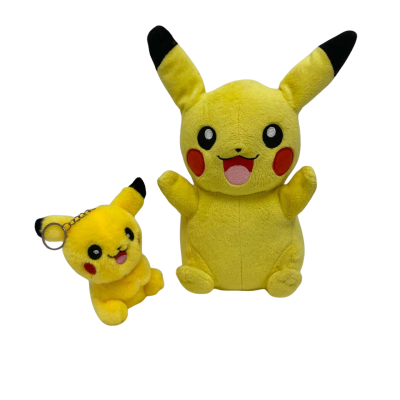 Pikachu Light Up Toy + Key Ring 2 Pieces