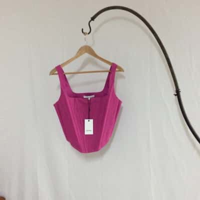 Aureta Women's  Size M Party Top Pink  