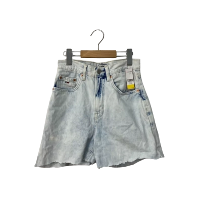 Tommy Jeans High Rise Tapered Shorts Size 25 distressed edge