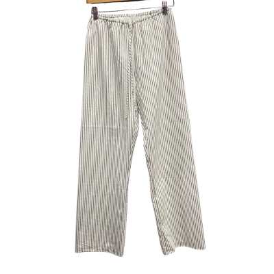Dissh Womens  Size 6 Elastic Waist Pants Black  / Striped / White 