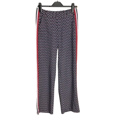 Tommy Hilfiger Womens  Size 12? Straight Leg Geometric Side Stripe Pants