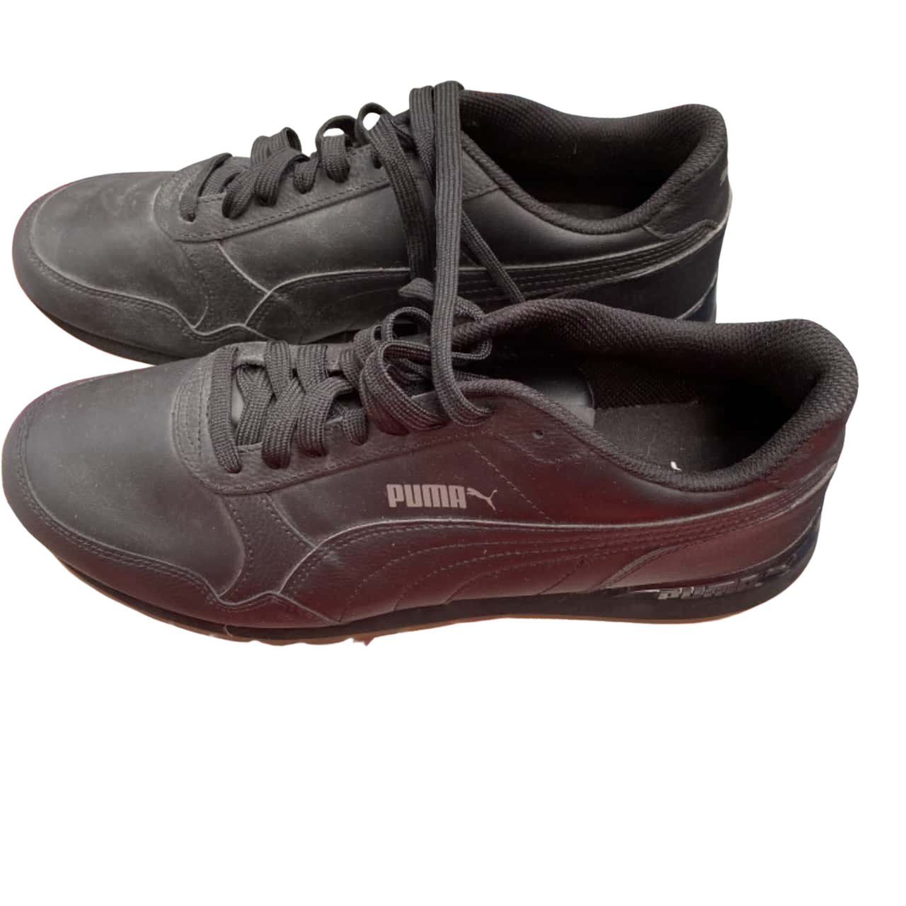 Puma Mens Size 9.5 Black Shoes UAN (s)